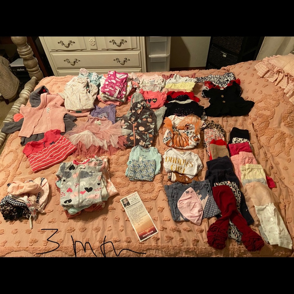 Baby girl clothes lot 3 month